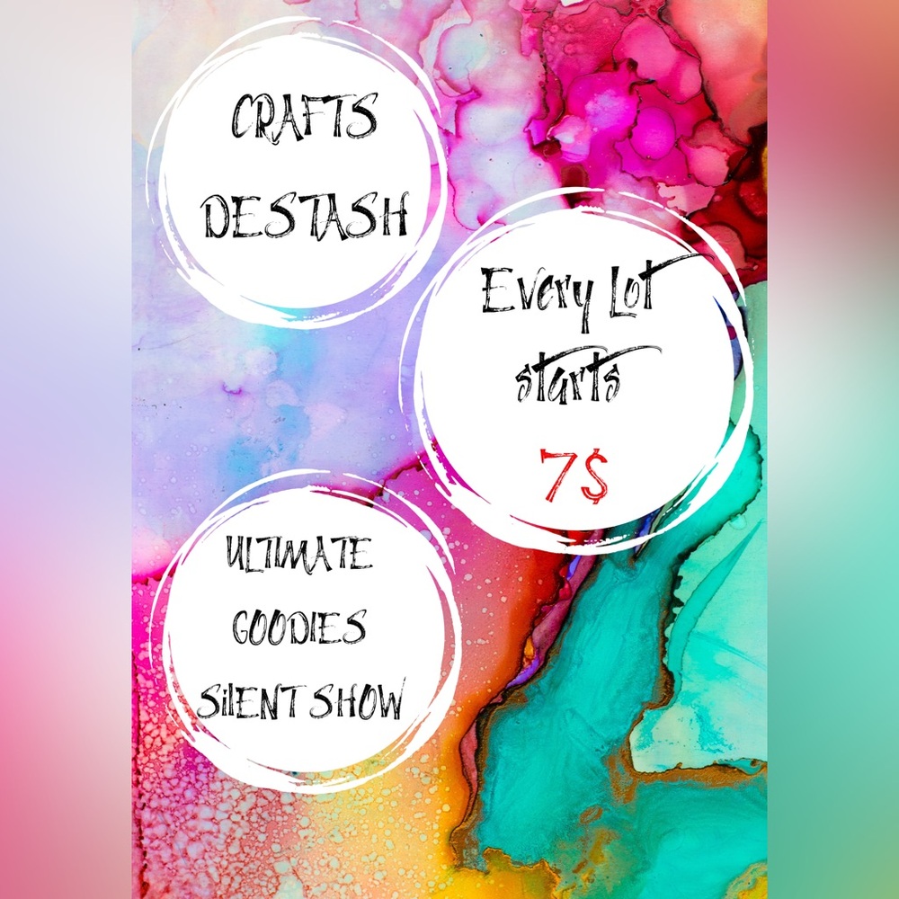 💥 🧡 Like this listing to be noticed when CRAFT DESTASH SILENT SHOW  goes live